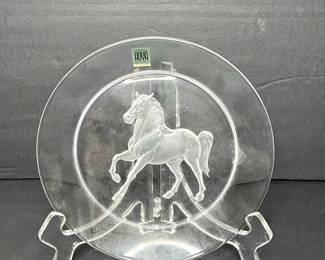 Engraved Horse Plate