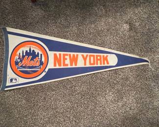 New York Mets Retro Logo Pennant