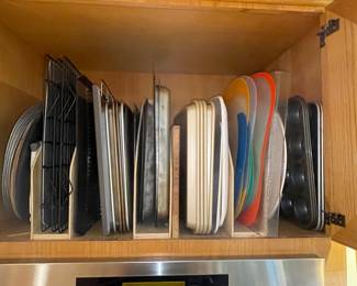 Large Collection Baking Pans and Supplies