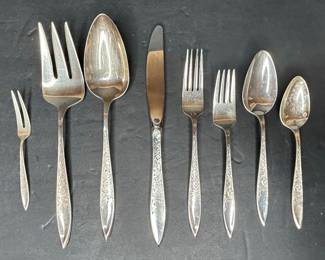 Sterling Silver Flatware Set - Gorham White Paisley