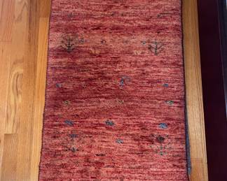 Hand-Knotted Wool Gabbeh Rug