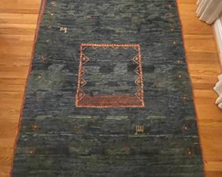 Hand-Knotted Gabbeh Oriental Rug