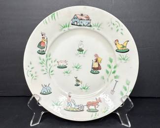 Beyer & Bock "Farm Life" Plate