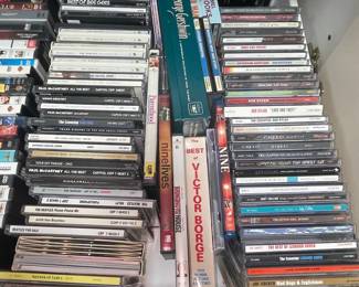 Assorted Music CDs and DVDs Collection