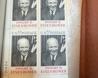 United States Postage Stamps Collection - 1960 Pony Express & Eisenhower Issues