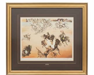 Salvador Dalí "Dreaming Woman" Limited Edition Print 49/150 with COA