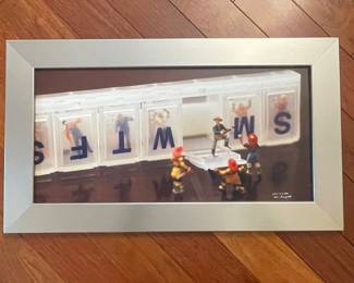 Life in a Box Framed Print
