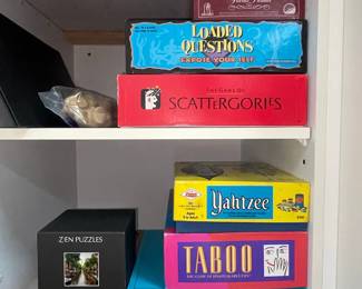 Collection of Board Games and Puzzles