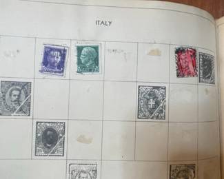 Globe Stamp Album