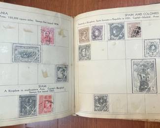 Globe Stamp Album