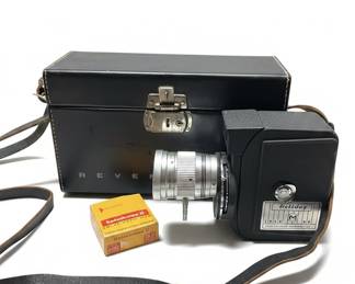 Mansfield "Holiday" 8mm Movie Camera with Case and Kodachrome Film