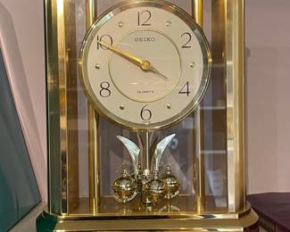 Seiko "Emblem" Quartz Mantel Clock