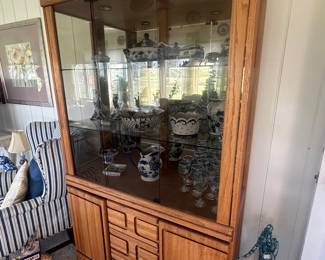 Lighted hutch $225.00     48x17x78.