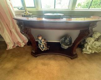Half moon sofa table $50. 23x 12x 26.