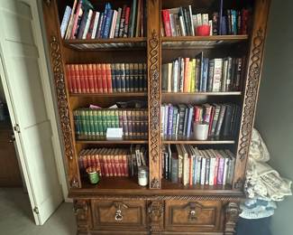 Lighted book case, books not included $195.00. 55x15x 83.