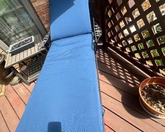 Metal chaise lounge $100.00