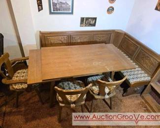 1 EKA Wohnmobel wood Breakfast Nook