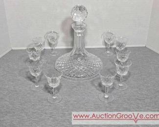 Waterford Crystal Lismore Ships Decanter