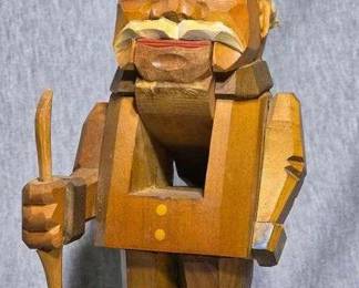 1 Hand Carved Nutcracker