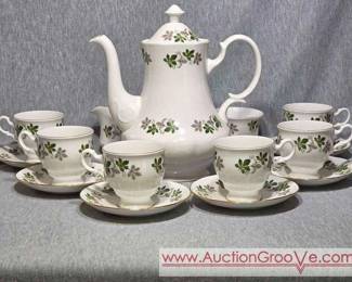 Gainsborough English Bone China Coffee Service.