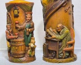 Johann Gunter. German Hand Carved Candels