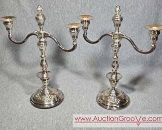 1 Exceptional and versatile Sterling Silver Candelabra