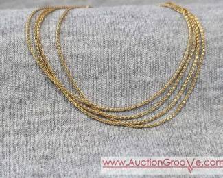 14K Gold 30 Necklace