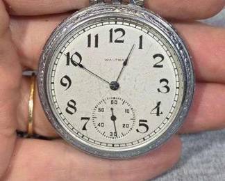 Waltham 17 Jewel Pocket Watch