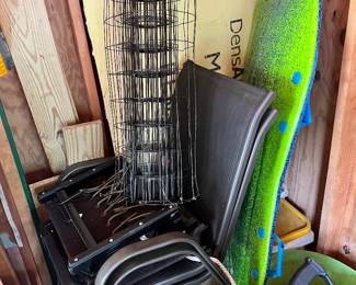 patio chairs and miscellaneous