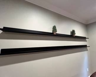 wall length shelves