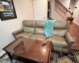 leather sofa