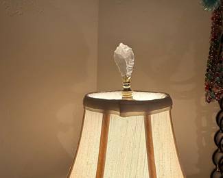 Waterford Crystal and Brass Table Lamp