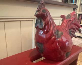 Royal Haeger Ceramic Rooster Planter