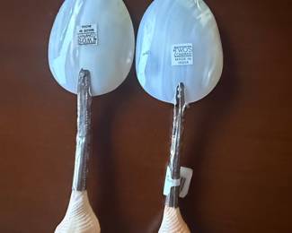 Two's Company "Seashell" Caviar Spoons