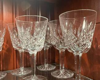 Waterford Crystal "Lismore" Pattern Wine Glasses
