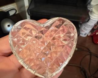 Waterford Crystal Heart Paperweight