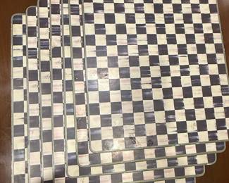 Mackenzie-Childs "Courtly Check" Placemats (Set of 6)
