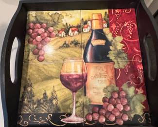 Certified International "Cabernet 1968" Serving Tray