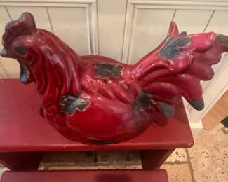 Royal Haeger Ceramic Rooster Planter