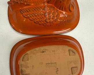 UmbriaVerde Ceramic Chicken Casserole Dish