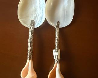 Two's Company "Seashell" Caviar Spoons
