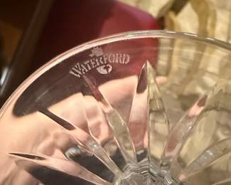 Waterford Crystal "Laurel" Pattern Flute Glasses (Set of 4)