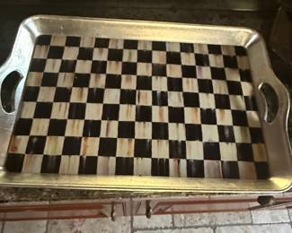 McKenzie-Childs "Courtly Check" Serving Tray