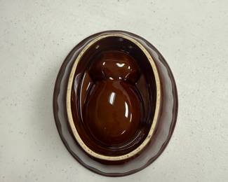 Williams Sonoma Brown Ceramic Pineapple Mold