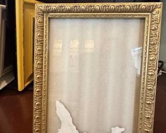 Ornate Gold-Tone Metal Picture Frame