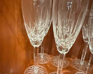 Waterford Crystal "Alana" Pattern Flutes (Set of 6)