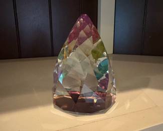 Swarovski Crystal Cone Rio Paperweight