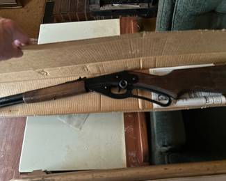 Red Ryder BB gun with box.