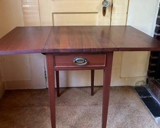 Drop leaf end table. 