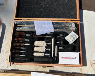 Gun cleaning kit.